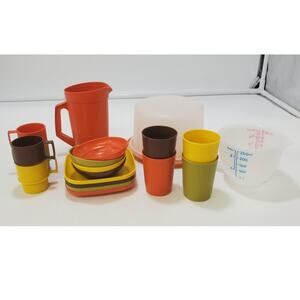Vintage Tupperware TOYS MINI Party & Serve it Set 20 Piece **NEVER USED**